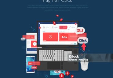 istockphoto-1265851765-1024×1024 PPC paid per clik advertising or advertisement concept with laptop and clicked mouse sign